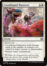 Manobra Coordenada / Coordinated Maneuver - Magic: The Gathering - MoxLand